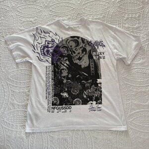 DARC SPORT Unisex Eternal Fight "Premium" Oversized Tee White Men's size MEDIUM